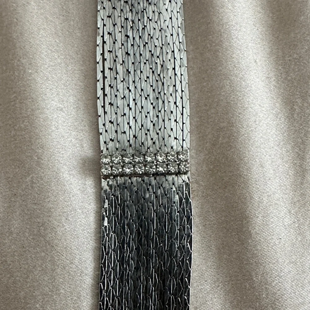 Silver Rhinestone Bracelet - Picture 5 of 5
